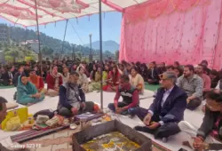 Bahra University Celebrates Chaitra Navratri with Havan and Langar