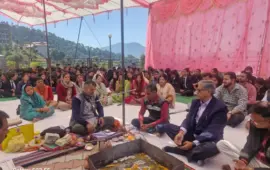 Bahra University Celebrates Chaitra Navratri with Havan and Langar