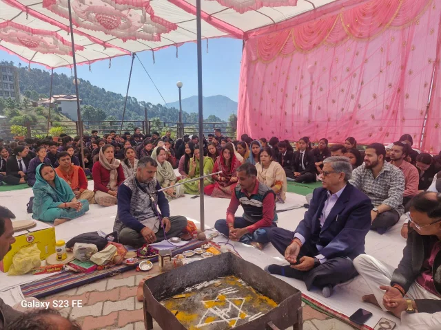 Bahra University Celebrates Chaitra Navratri with Havan and Langar