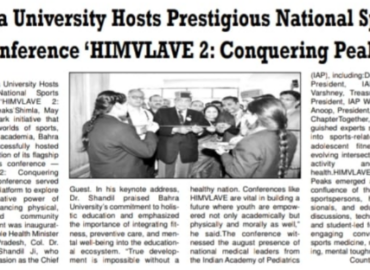 Bahra University Hosts Prestigious National Sports Conference ‘HIMVLAVE 2: Conquering Peaks’