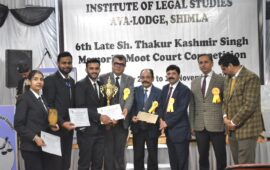 Bahara University emerged victorious in the moot court competition.