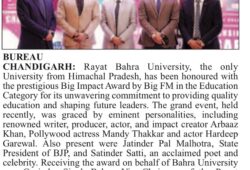 Bahra University awarded for excellence in education