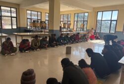गुप्त नवरात्रि के अवसर पर बाहरा विश्वविद्यालय में भंडारे का आयोजन