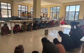 गुप्त नवरात्रि के अवसर पर बाहरा विश्वविद्यालय में भंडारे का आयोजन
