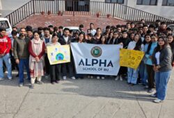Students Lead Cleanliness Drive at Bahra University Solan