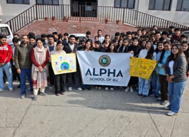 Students Lead Cleanliness Drive at Bahra University Solan