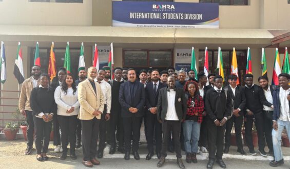 Inauguration of dedicated International Students Division (ISD) at Bahra University .