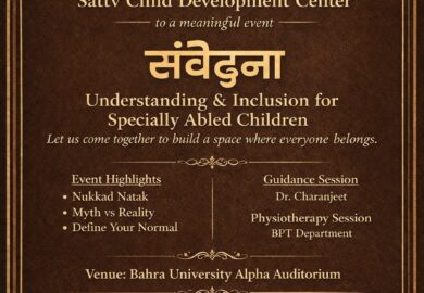 Bahra University Hosts “संवेदना” — An Event on Understanding & Inclusion for Specially Abled Children