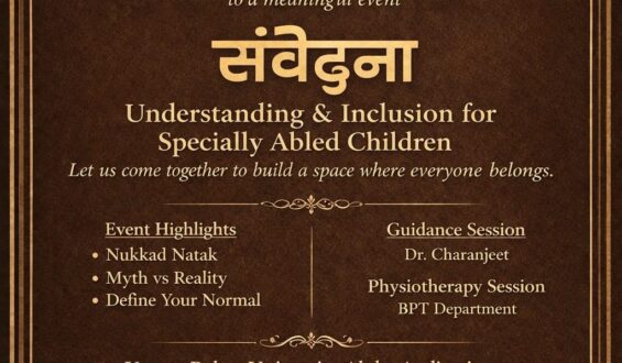 Bahra University Hosts “संवेदना” — An Event on Understanding & Inclusion for Specially Abled Children