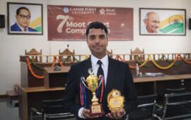 7th Moot Court Competition at Hamirpur – Proud Achievement by Team School of Law, Bahra University, Shimla Hills.