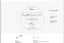Bahra University’s Alpha School  organized a rigorous 4-day workshop on Digital Workforce Skills — a program developed and certified by IBM
