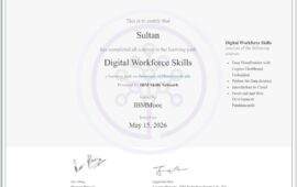 Bahra University’s Alpha School  organized a rigorous 4-day workshop on Digital Workforce Skills — a program developed and certified by IBM