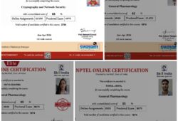 Bahra University Students Achieve SWAYAM Certifications in Pharmacy and Forensic Science.