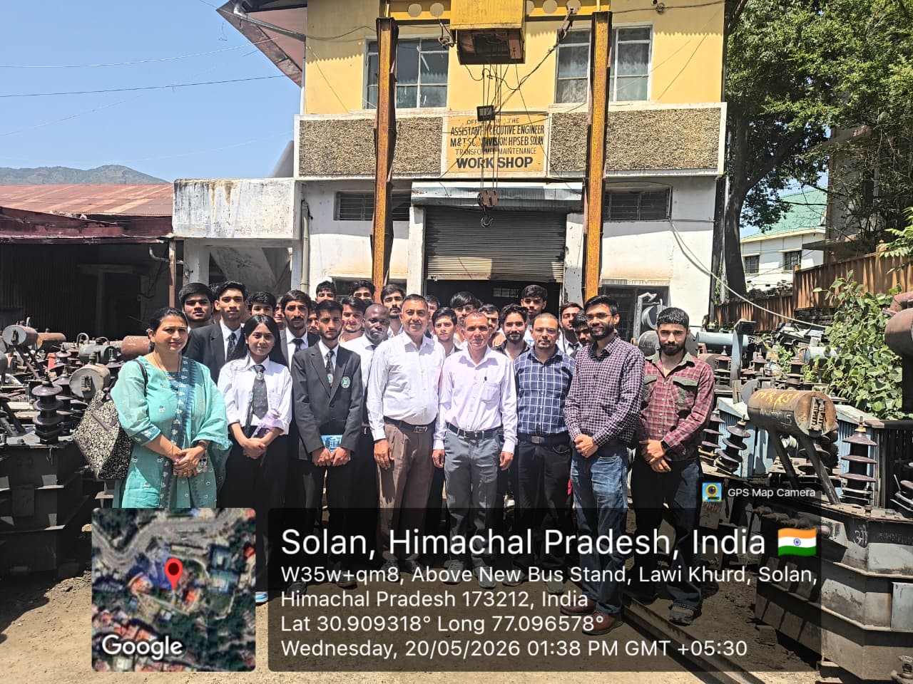 Department of Electrical and Electronics Engineering  Bahra University Organizes Industrial Visit to HPSEBL Solan for Practical Learning and Technical Exposure.