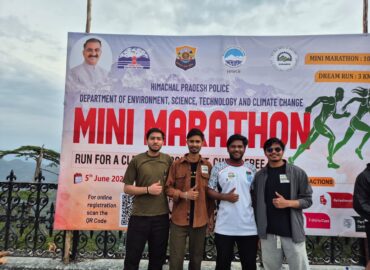 Bahra University Students Participate in 12th Police Marathon Against Drug Abuse at Shimla
