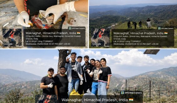 Bahra University Eco Club Marks World Environment Day with “The Lasting Footprint Drive” at Wakhnaghat