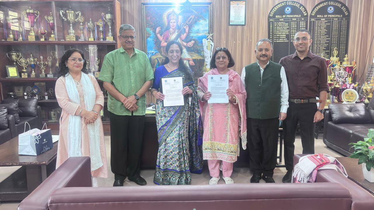 Bahra University Signs MoU with Government College Solan to Boost Research, Academic Excellence, and Student Development