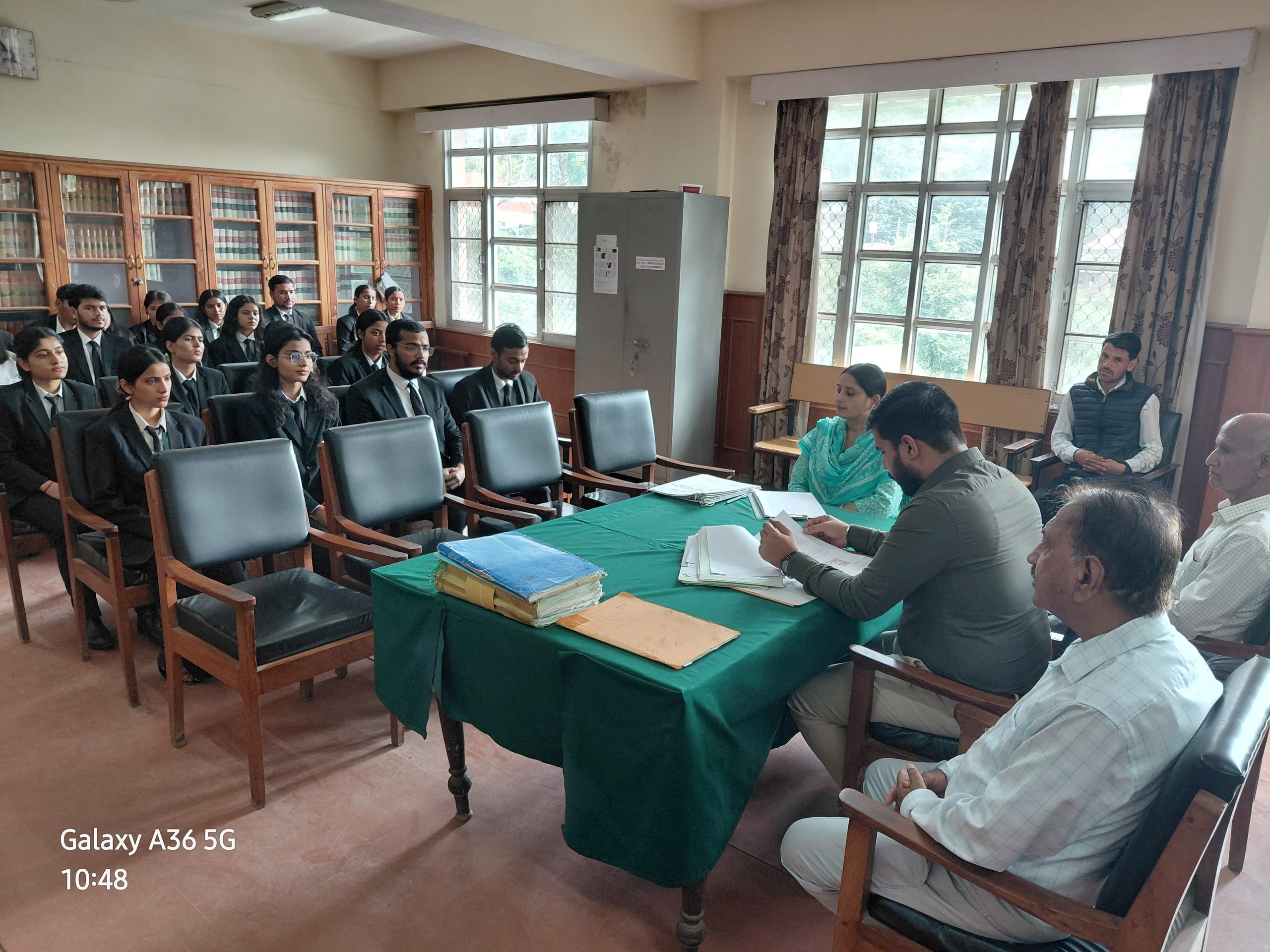 Bahra University Law Students Gain Practical Legal Exposure During Educational Visit to National Lok Adalat at Kandaghat Civil Court.