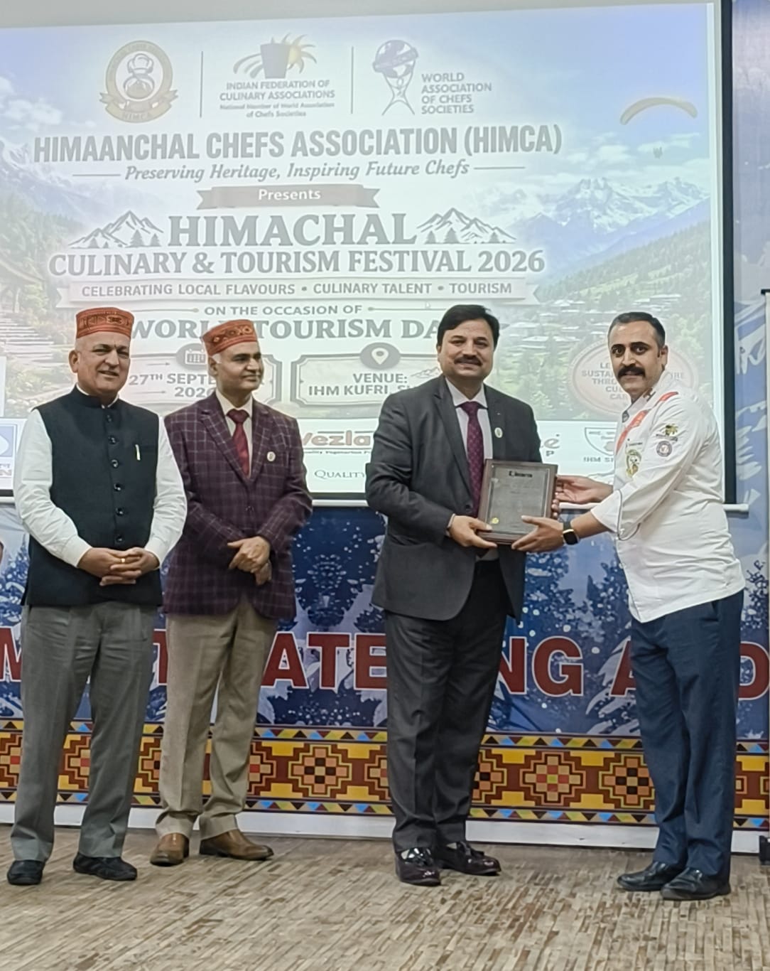Bahra University Faculty Dr. Vaibhav Verma Recognised in Limca Book of Records for  participating in making of 451 Varieties of Siddu .